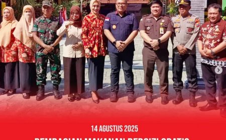 Pembagian Makan Bergizi Gratis yang dilaksanakan di SLBN Banjarsari Wetan