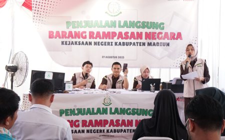 Penjualan Langsung terhadap 31 Barang Rampasan Negara yang telah berkekuatan hukum tetap (inkracht)