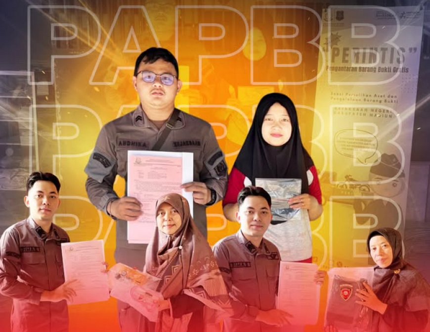 Program PERINTIS telah mengembalikan barang bukti perkara Tindak Pidana Umum Pasal 363 Ayat (1) Ke-3, 4, dan 5 KUHP