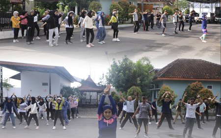 Senam Jumat Pagi Kejaksaan Negeri Kabupaten Madiun