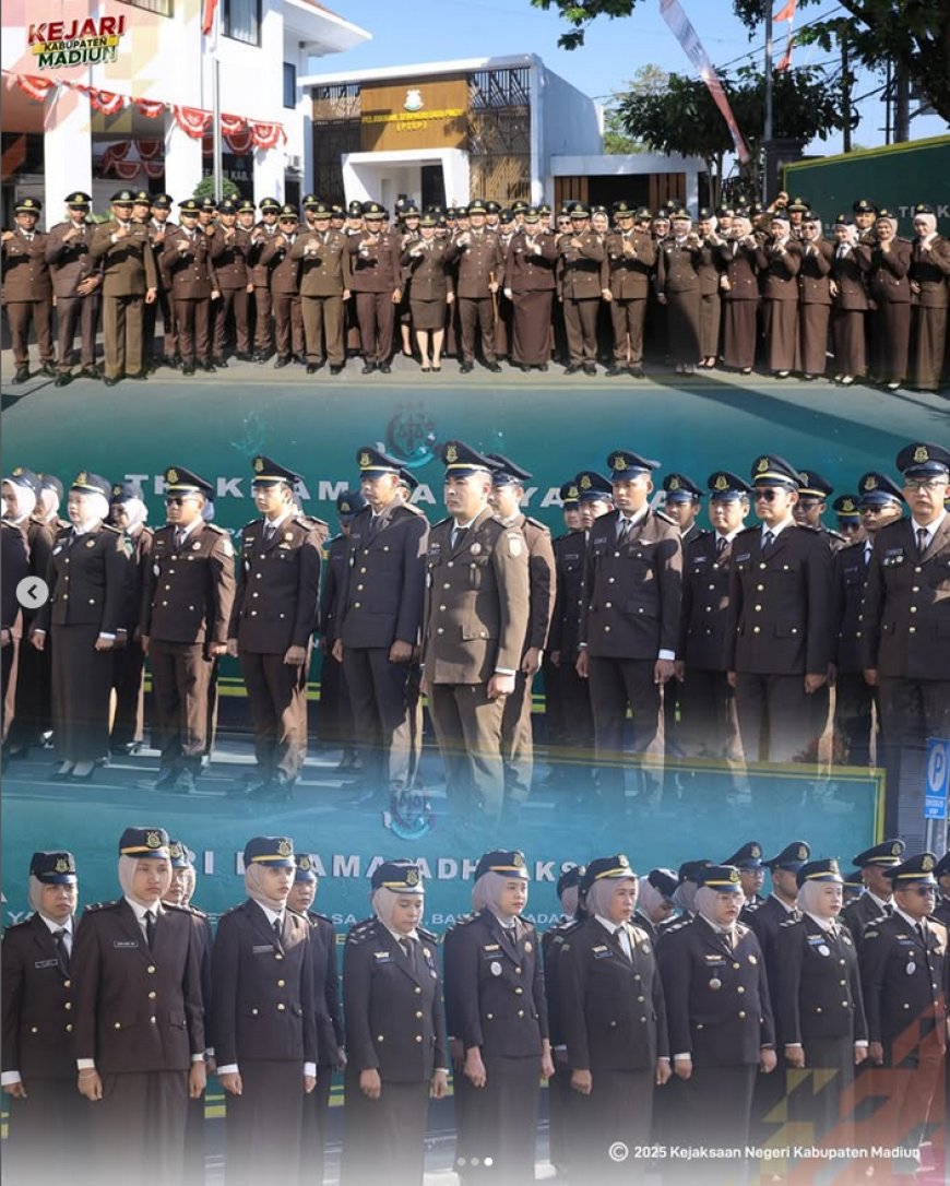 Upacara peringatan Hari Lahir Kejaksaan Republik Indonesia ke-80