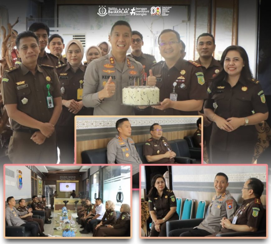 Kejaksaan Negeri Kabupaten Madiun mengucapkan Ulang Tahun Kapolres Madiun