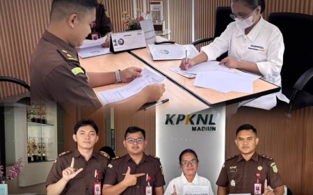 Penutupan Lelang Eksekusi Barang Rampasan Negara Kejaksaan Negeri Kabupaten Madiun