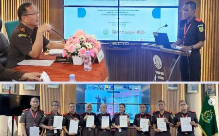 Pemaparan Rancangan Aktualisasi oleh CPNS Golongan III Kejaksaan Negeri Kabupaten Madiun Tahun 2025