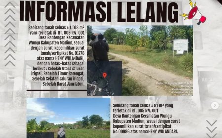 Ikuti Lelang Barang Rampasan Negara! Kejaksaan Negeri Kabupaten Madiun