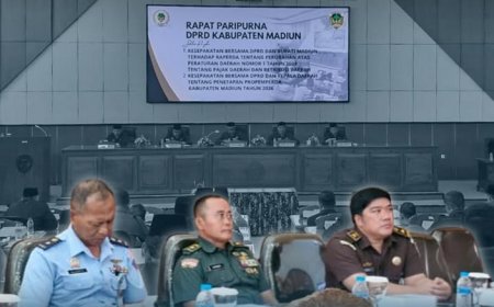 Rapat Paripurna dalam rangka Kesepakatan Bersama DPRD dan Bupati Madiun