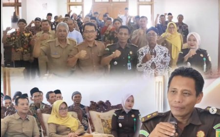 Rapat Koordinasi Pengawasan Aliran Kepercayaan Masyarakat (PAKEM) bertempat di Kecamatan Kebonsari