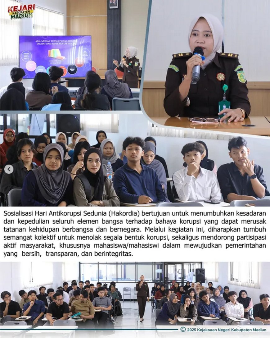 Sosialisasi dalam rangka memperingati Hari Anti Korupsi Sedunia (HAKORDIA) Tahun 2025