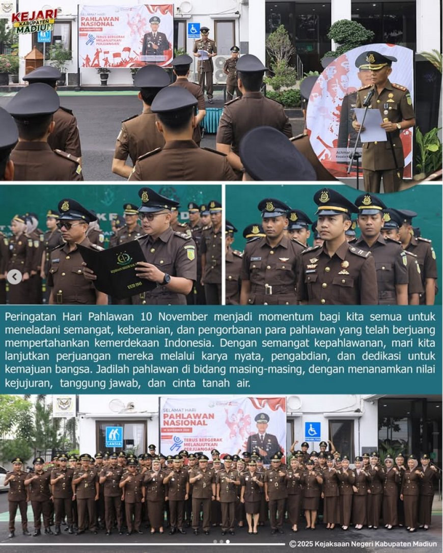 Upacara Peringatan Hari Pahlawan Tahun 2025