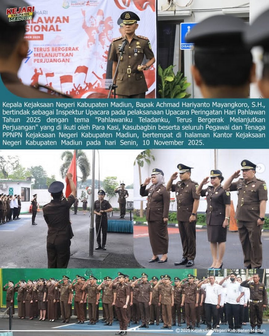 Upacara Peringatan Hari Pahlawan Tahun 2025