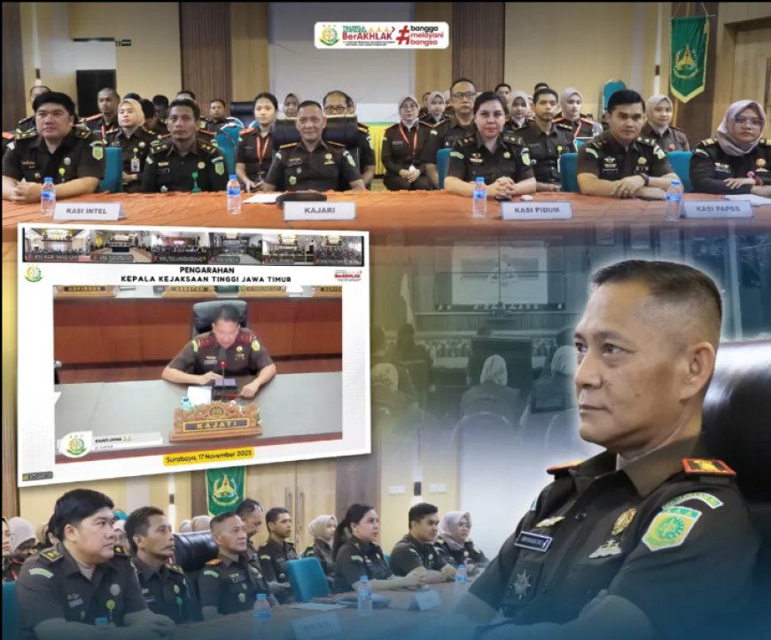 Pengarahan Kepala Kejaksaan Tinggi Jawa Timur