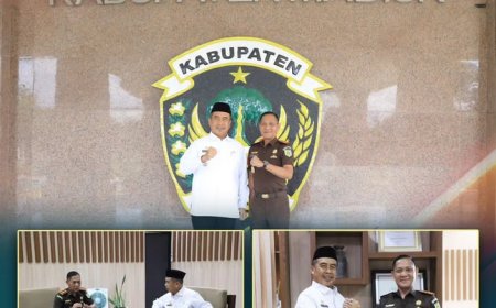 Kepala Kejaksaan Negeri Kabupaten Madiun melakukan kunjungan silaturahmi kepada Bupati Madiun