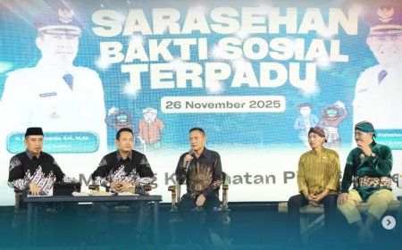 Sarasehan Malam dalam rangka rangkaian Bakti Sosial terpadu (BST) Kabupaten Madiun