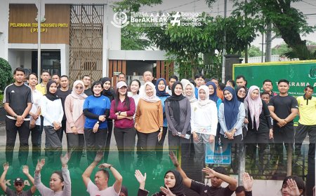 Senam Pagi Kejaksaan Negeri Kabupaten Madiun