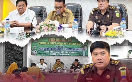 Sosialisasi Peraturan Bupati Madiun Nomor 42 Tahun 2025 oleh Kepala Seksi Perdata dan Tata Usaha Negara Kejaksaan Negeri Kabupaten Madiun