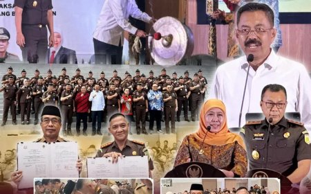 Penandatanganan Nota Kesepahaman antara Kejaksaan Tinggi Jawa Timur dengan Pemerintah Provinsi Jawa Timur