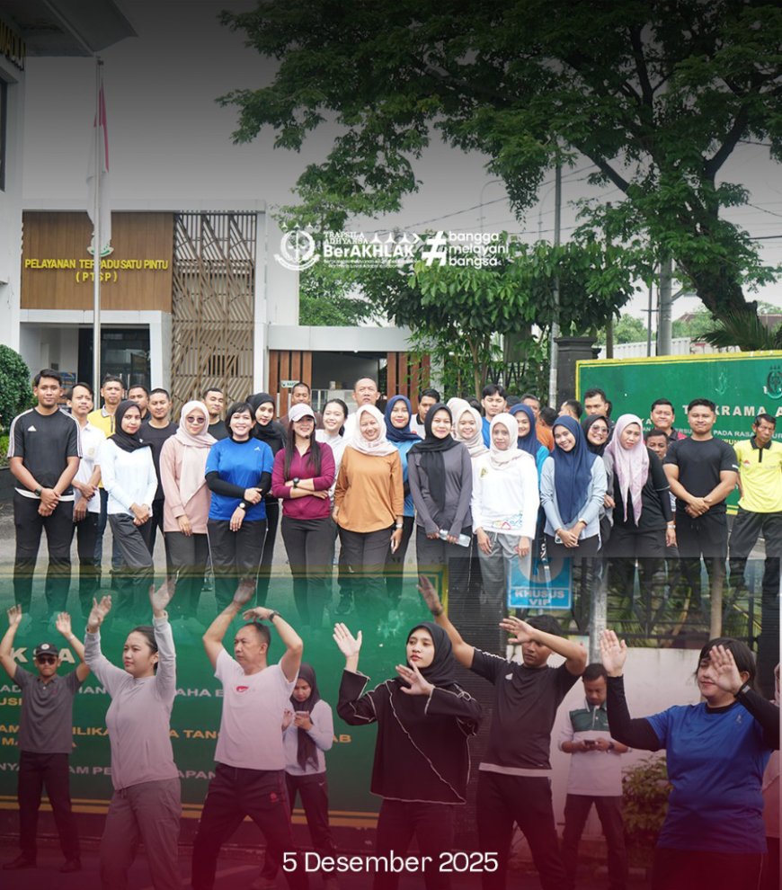 Senam Pagi Kejaksaan Negeri Kabupaten Madiun