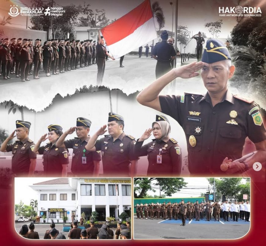 Upacara Peringatan Hari Anti Korupsi Sedunia (Hakordia) Tahun 2025 dengan tema "Berantas Korupsi untuk Kemakmuran Rakyat"