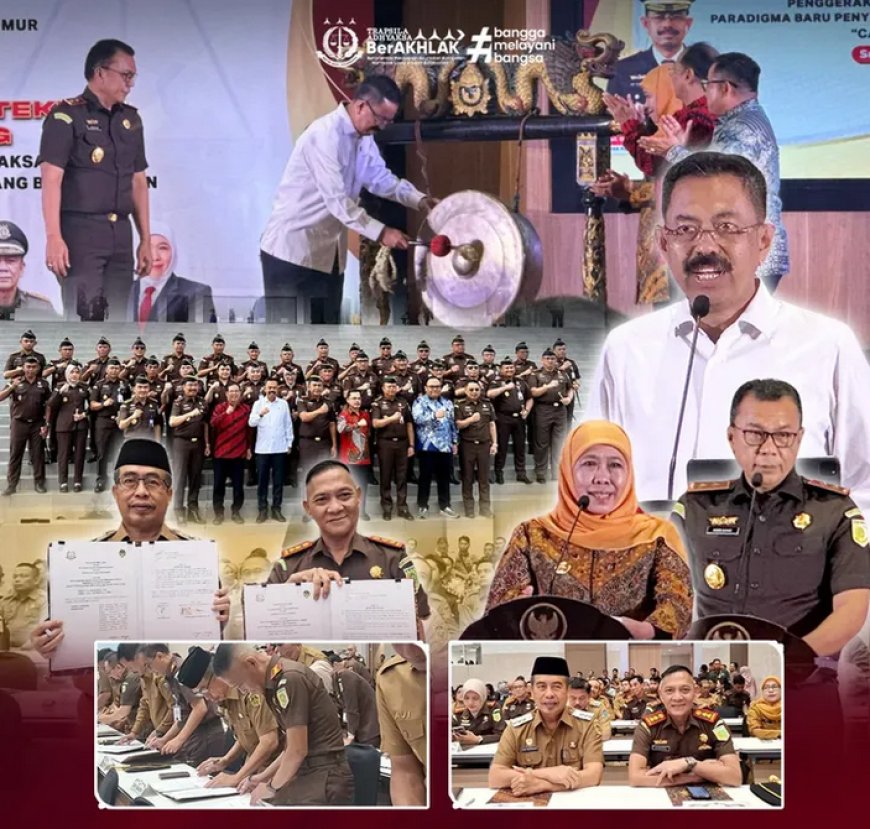Penandatanganan Nota Kesepahaman antara Kejaksaan Tinggi Jawa Timur dengan Pemerintah Provinsi Jawa Timur