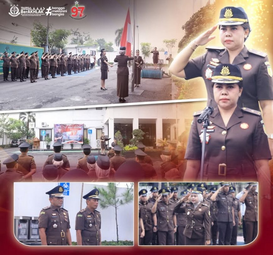 Upacara Peringatan Hari Ibu Nasional Ke-97 Tahun 2025 Kejaksaan Negeri Kabupaten Madiun