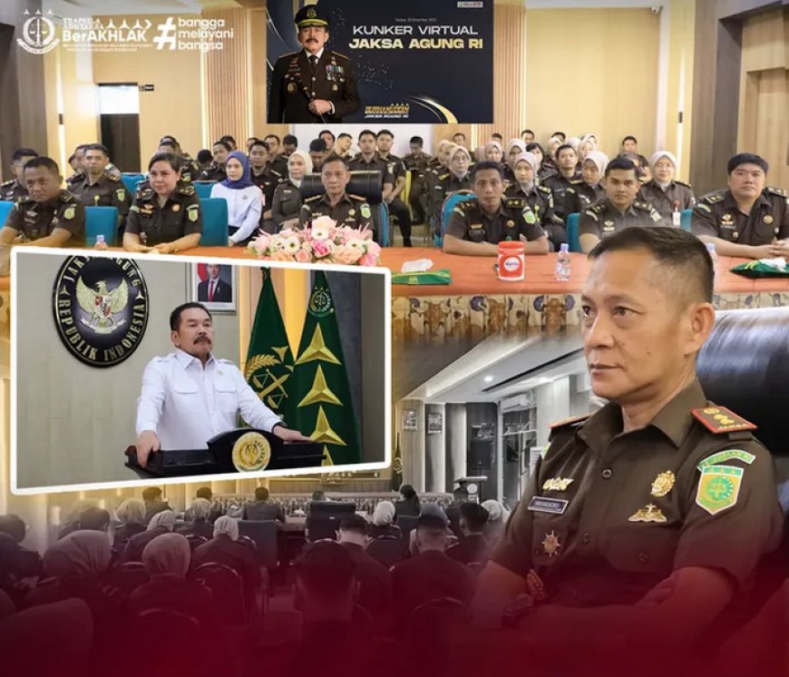 Kunjungan Kerja Virtual Jaksa Agung Republik Indonesia