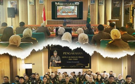 Pengarahan Kepala Kejaksaan Tinggi Jawa Timur