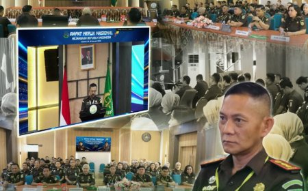 Penutupan Rapat Kerja Nasional (Rakernas) Kejaksaan Republik Indonesia Tahun 2026 yang dilaksanakan secara virtual