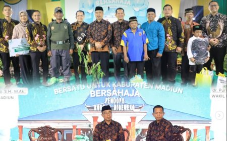 Sarehan dalam acara Bahana Bersahaja yang diselenggarakan oleh Pemerintah Kabupaten Madiun