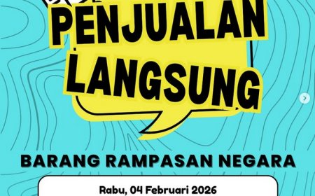 PENGUMUMAN PENJUALAN LANGSUNG BARANG RAMPASAN NEGARA