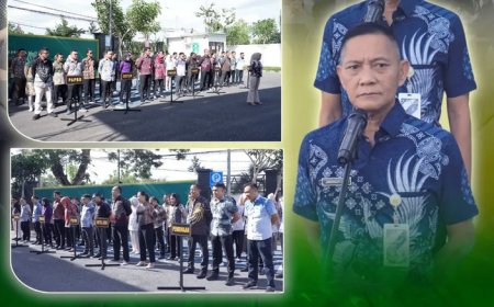 Kajari Kabupaten Madiun Pimpin Apel Sore Rutin