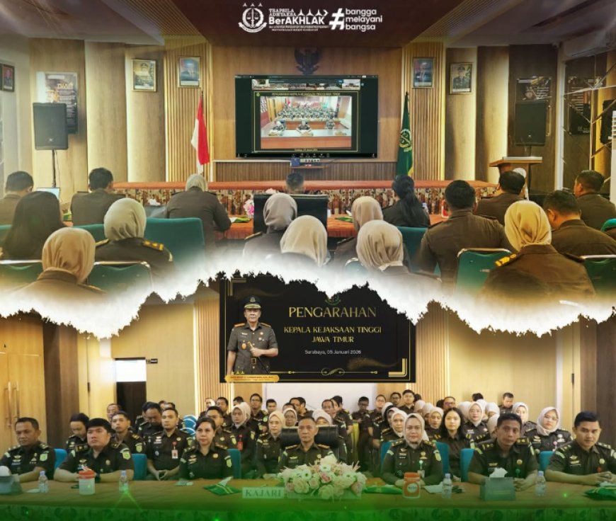 Pengarahan Kepala Kejaksaan Tinggi Jawa Timur