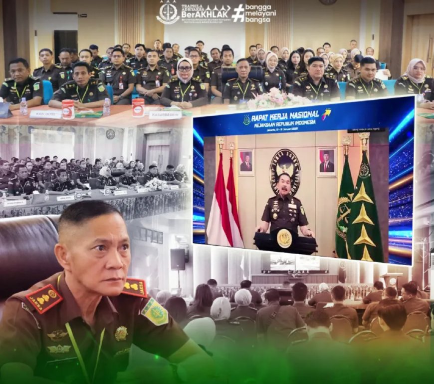 Rapat Kerja Nasional Kejaksaan Republik Indonesia Tahun 2026 dengan tema “Penguatan Tata Kelola Kejaksaan dalam Reformasi Penegakan Hukum dan Pelayanan Publik Melalui Peningkatan Akuntabilitas dan Integritas"
