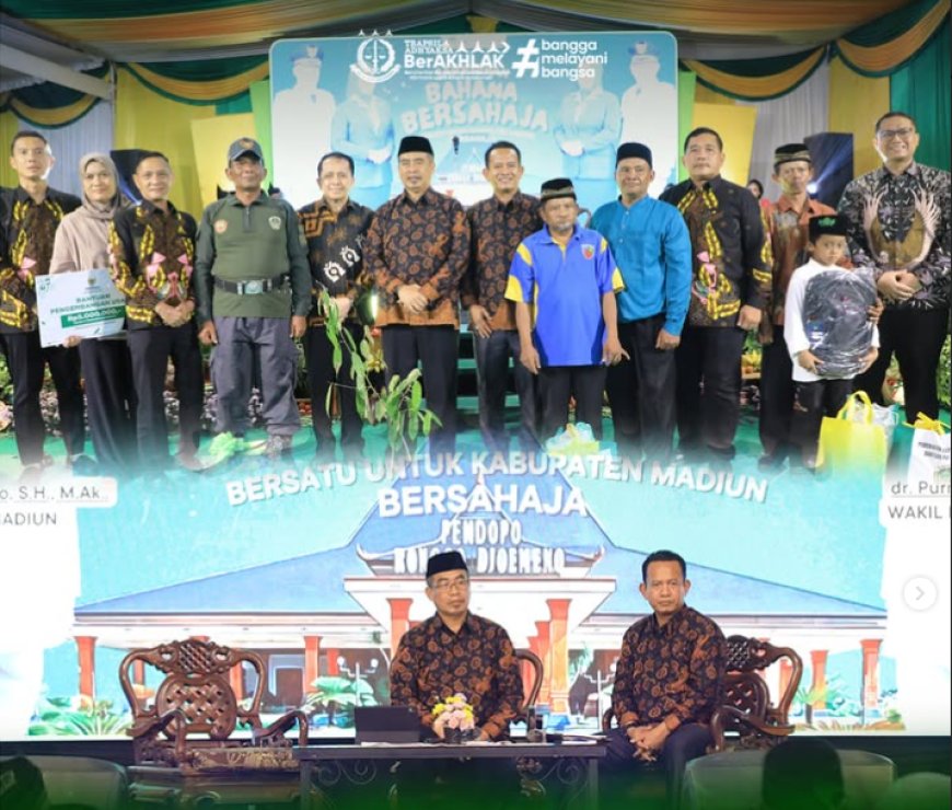 Sarehan dalam acara Bahana Bersahaja yang diselenggarakan oleh Pemerintah Kabupaten Madiun
