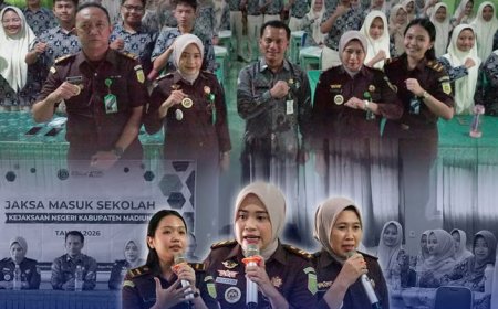 Jaksa Masuk Sekolah (JMS) Kejaksaan Negeri Kabupaten Madiun pada SMA Negeri 1 Dagangan