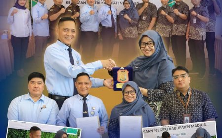 Penandatanganan Perjanjian Kerjasama Antara Kejaksaan Negeri Kabupaten Madiun dengan BPJS Kesehatan Cabang Madiun