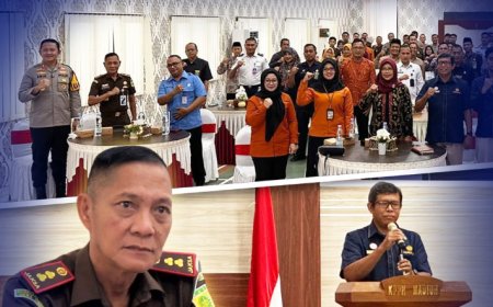 Koordinasi Pelaksanaan Anggaran Tahun 2026, Penyerahan Penghargaan Semester II Tahun 2025, serta Sosialisasi Anti Korupsi yang diselenggarakan oleh KPPN Madiun