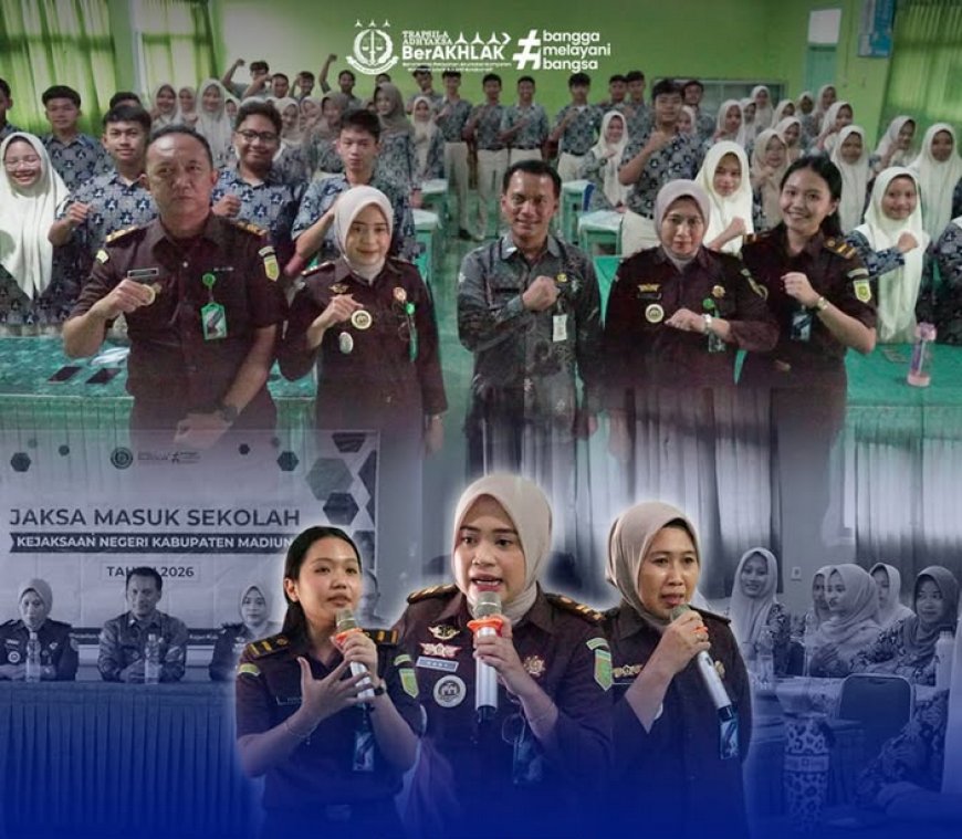 Jaksa Masuk Sekolah (JMS) Kejaksaan Negeri Kabupaten Madiun pada SMA Negeri 1 Dagangan