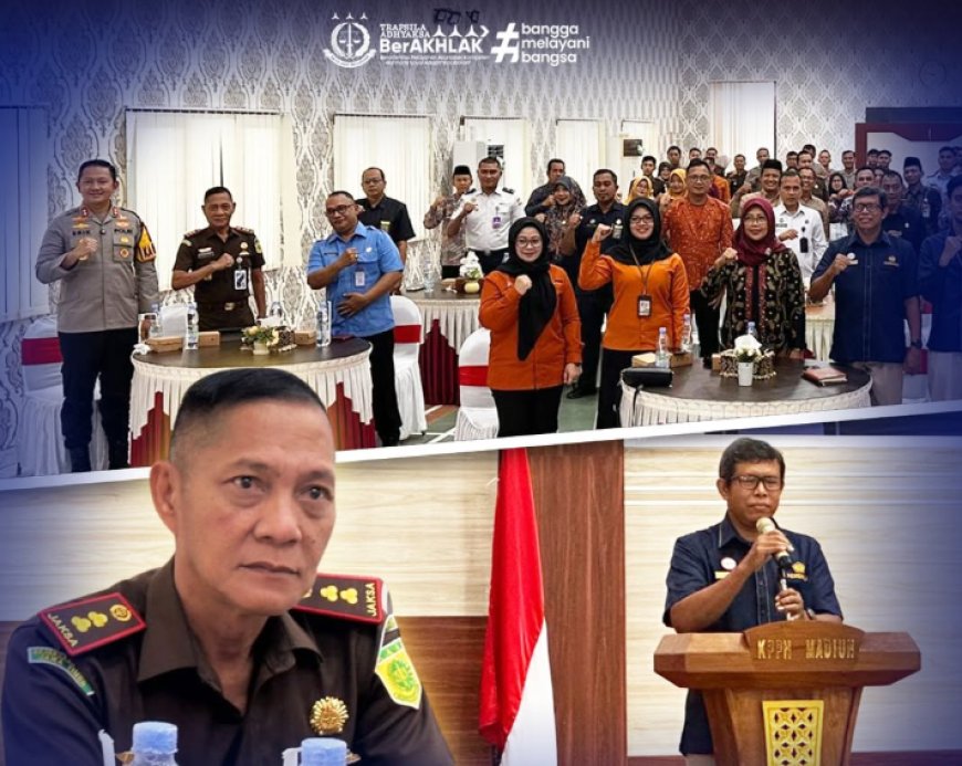 Koordinasi Pelaksanaan Anggaran Tahun 2026, Penyerahan Penghargaan Semester II Tahun 2025, serta Sosialisasi Anti Korupsi yang diselenggarakan oleh KPPN Madiun