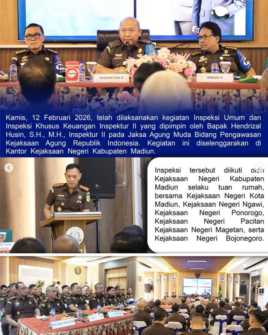 Pelaksanaan Inspeksi Umum Dan Inspeksi Khusus  Oleh Inspektur II Dan Tim Inspektur Keuangan II  pada Jaksa Agung Muda Pengawasan Kejaksaan RI