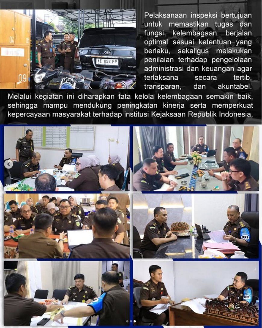 Pelaksanaan Inspeksi Umum Dan Inspeksi Khusus  Oleh Inspektur II Dan Tim Inspektur Keuangan II  pada Jaksa Agung Muda Pengawasan Kejaksaan RI