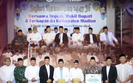 Safari Ramadhan bersama jajaran Forum Koordinasi Pimpinan Daerah (Forkopimda) Kabupaten Madiun