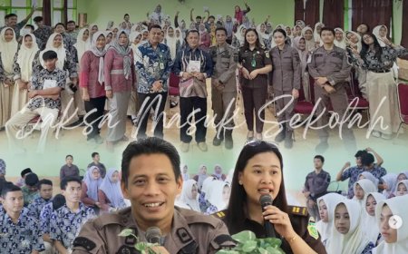 Jaksa Masuk Sekolah (JMS) Kejaksaan Negeri Kabupaten Madiun pada SMAN 1 Saradan