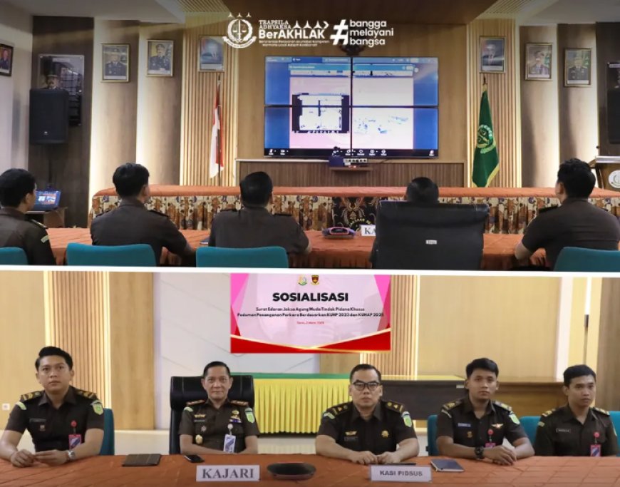 Sosialisasi Jaksa Agung Muda Tindak Pidana Khusus tentang Pedoman Penanganan Perkara Berdasarkan KUHP 2023 dan KUHAP 2025