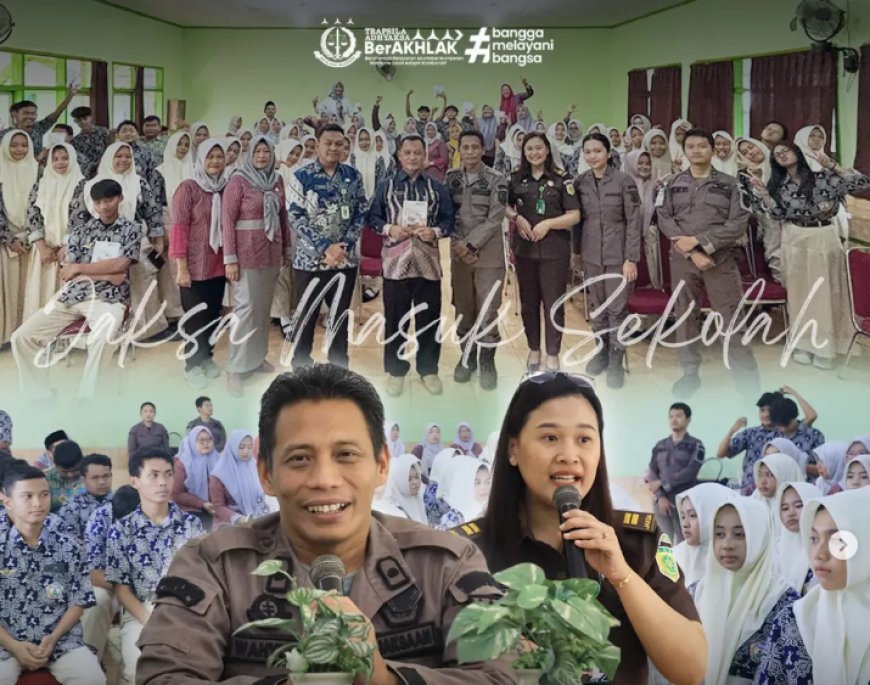 Jaksa Masuk Sekolah (JMS) Kejaksaan Negeri Kabupaten Madiun pada SMAN 1 Saradan