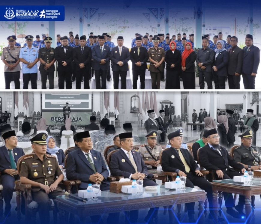 Upacara Pelantikan dan Pengambilan Sumpah/Janji Jabatan Sekretaris Daerah Kabupaten Madiun