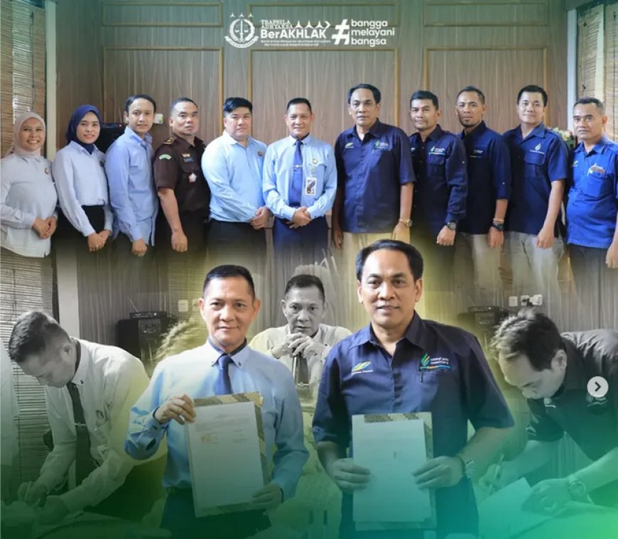 Penandatanganan Perjanjian Kerja Sama dalam Bidang Perdata dan Tata Usaha Negara antara Kejaksaan Negeri Kabupaten Madiun dengan PT Sinergi Gula Nusantara PG Pagottan
