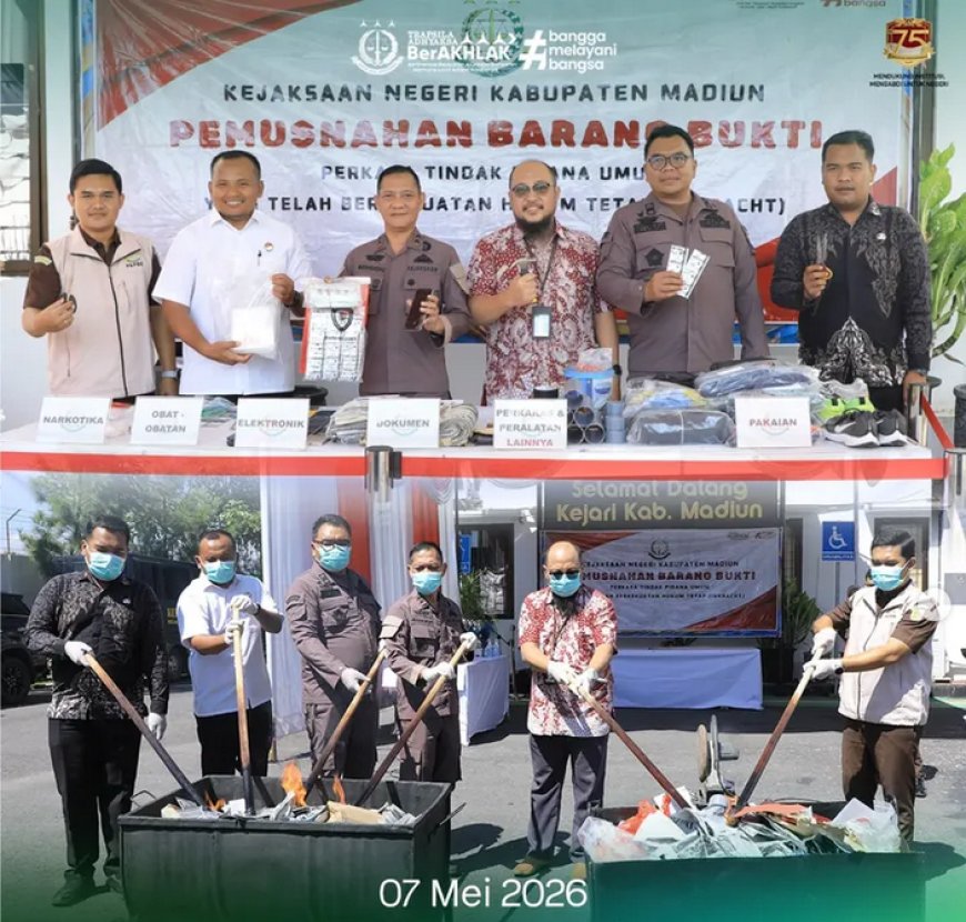 Pemusnahan barang bukti tindak pidana umum yang telah berkekuatan hukum tetap (inkracht)