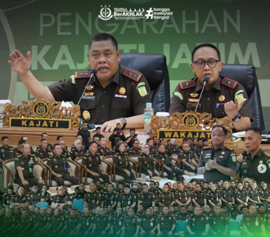Kajati Jatim Satukan Langkah Kajari dan Jajaran se-Jatim, Kirim Pesan Kuat soal Penegakan Hukum