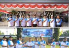Peresmian Tribun 'Tathya Dharaka' Polres Madiun dan Pembukaan Turnamen Sepak Bola U-40 Dalam Rangka Hari Bhayangkara ke-80