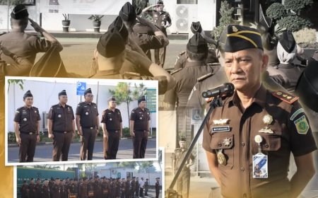 Apel Pagi Pegawai Kejaksaan Negeri Kabupaten Madiun